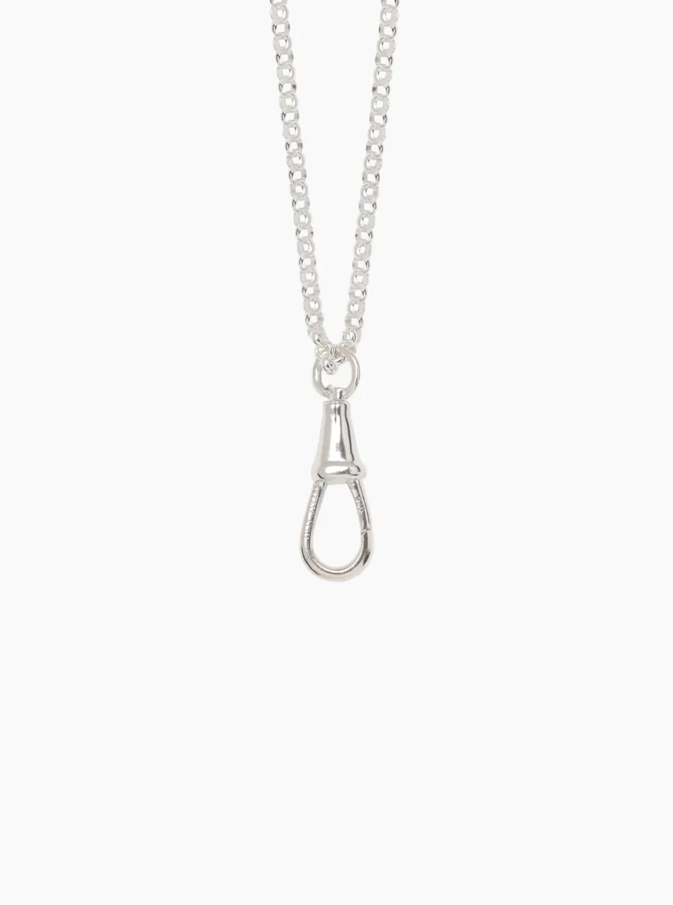 Silver Belcher Clipt Necklace