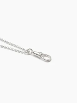 Silver Belcher Clipt Necklace