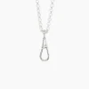 Silver Chunky Belcher Clipt Necklace