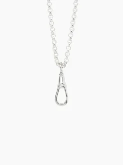 Silver Chunky Belcher Clipt Necklace