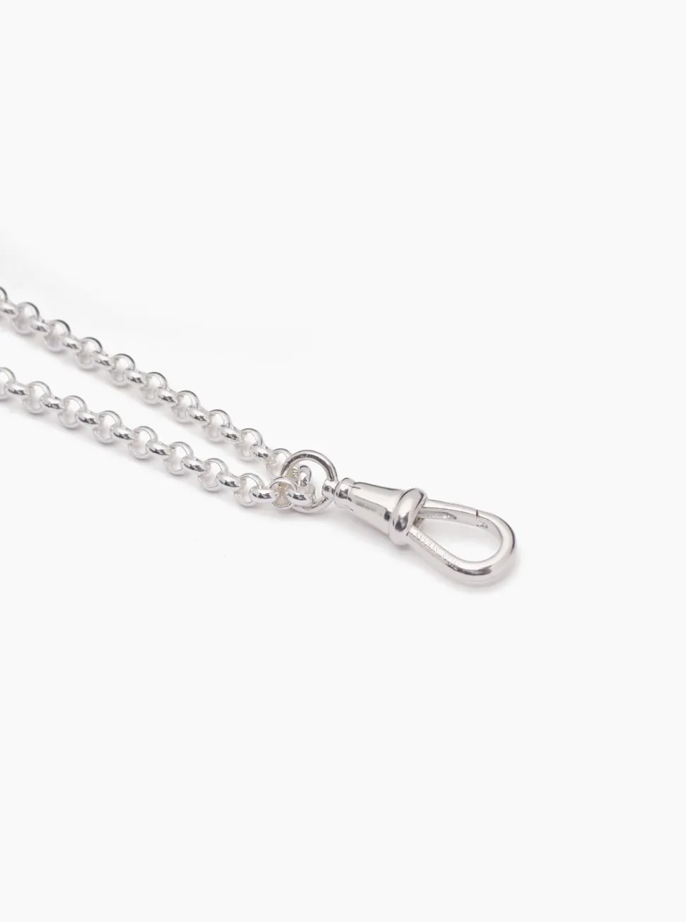 Silver Chunky Belcher Clipt Necklace