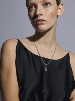 Silver Chunky Belcher Clipt Necklace