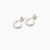 Silver Huggie Earrings