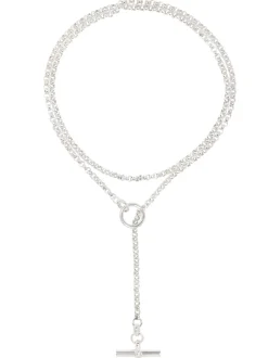 Silver Lariat Necklace
