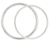 Silver Plain Bangle Set