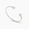 Silver Stacking Torque Bangle