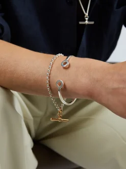 Silver Stacking Torque Bangle