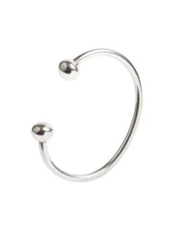 Silver Torque Bangle