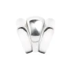 Silver Triple Ridge Ring Set