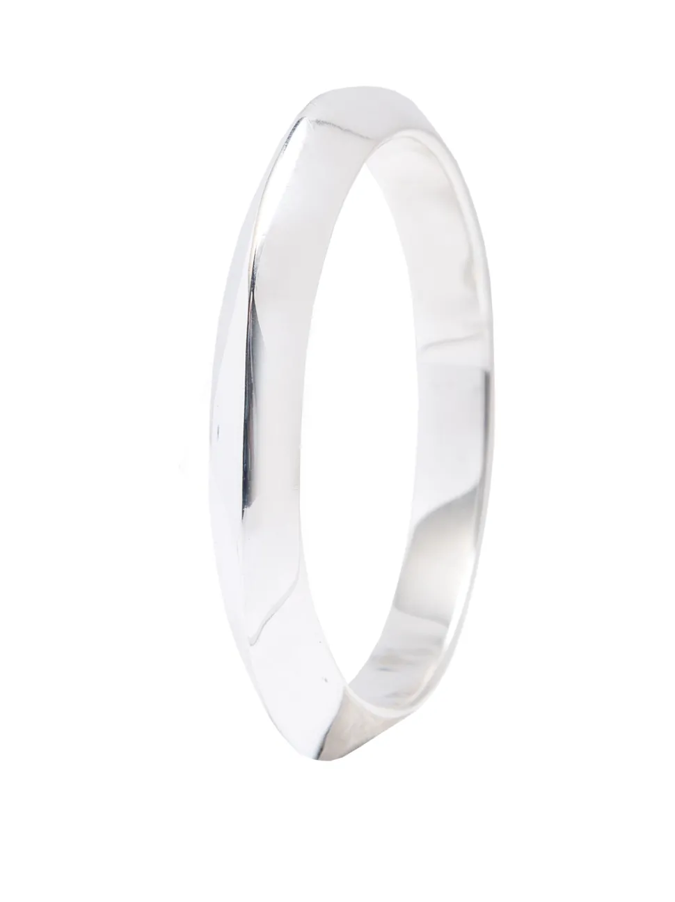 Silver-Plated Retro Bangle