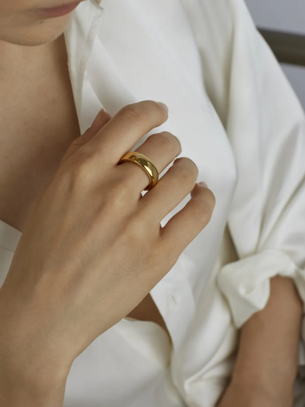 Slim Gold Band Ring