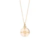 Small Gold Compass On Trace Chain