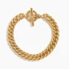 Small Gold Curb Link Bracelet