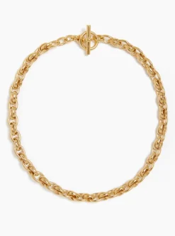 Small Gold Double Linked Necklace