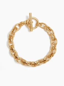 Small Gold Double Linked Bracelet