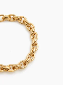 Small Gold Double Linked Bracelet