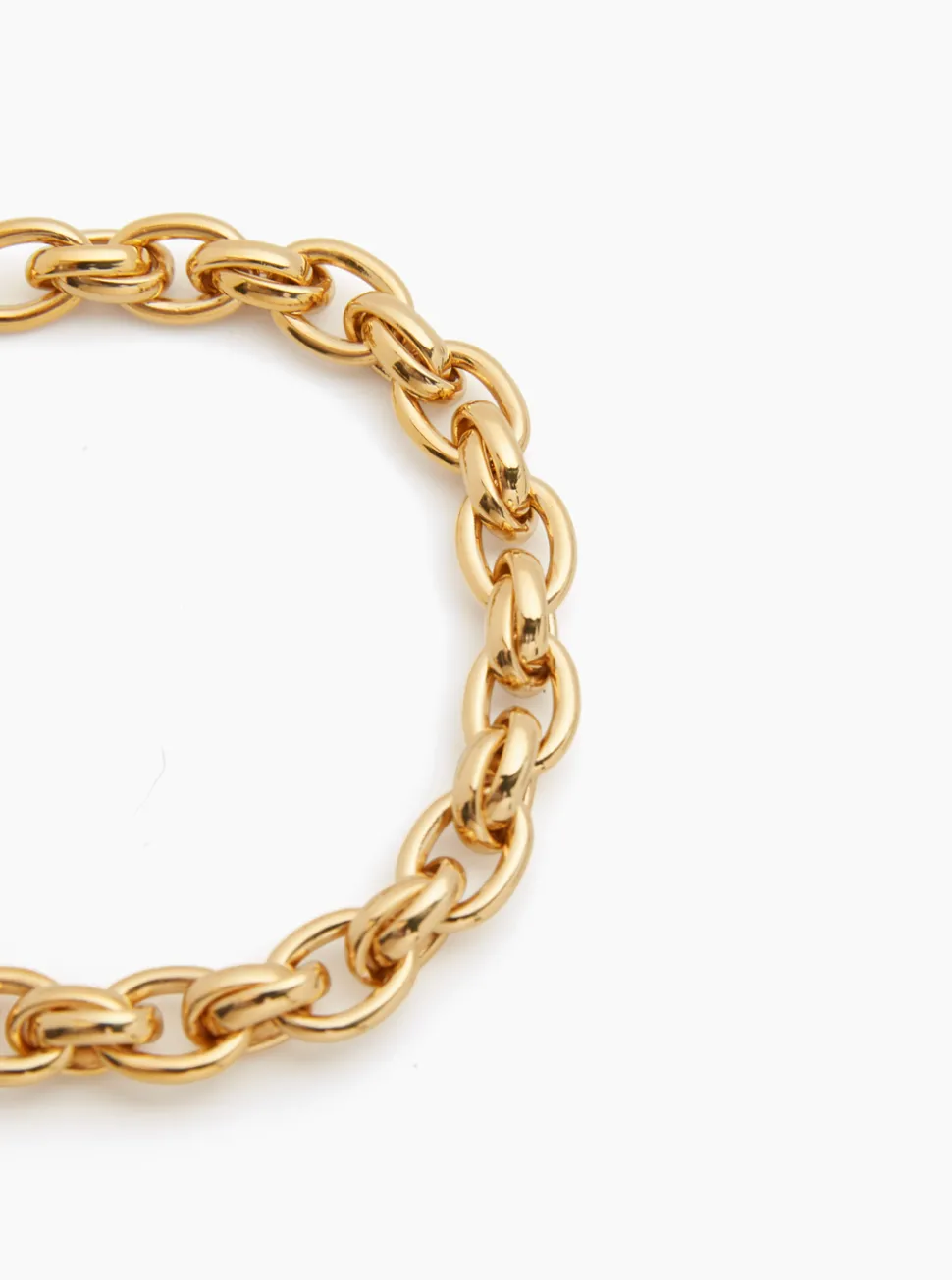 Small Gold Double Linked Bracelet