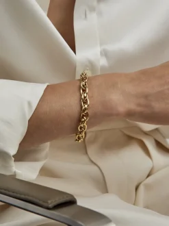 Small Gold Double Linked Bracelet