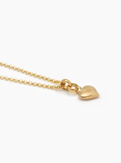 Small Gold Heart on Belcher Chain
