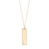 Small Gold Ingot On Trace Chain