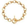 Small Gold Interlock Bracelet
