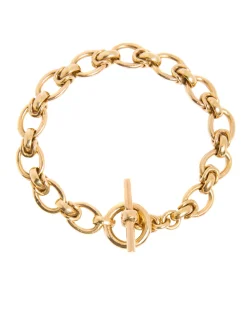 Small Gold Interlock Bracelet