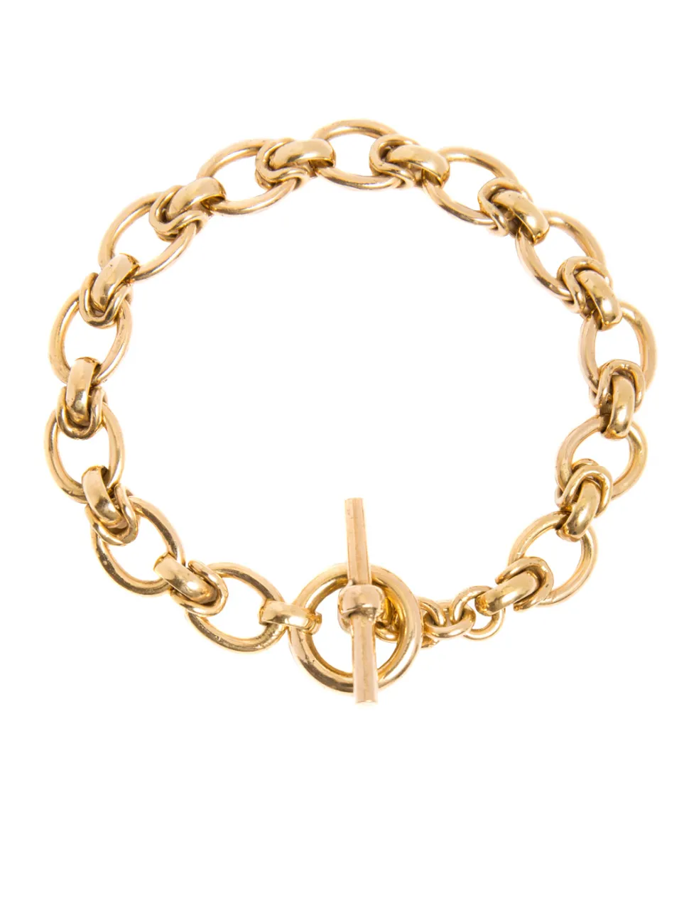 Small Gold Interlock Bracelet