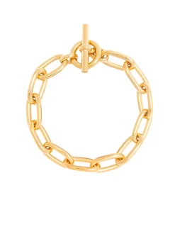 Small Gold Oval Linked Set