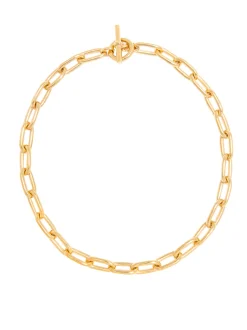 Small Gold Oval Linked Set