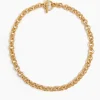 Small Gold Rolo Link Necklace