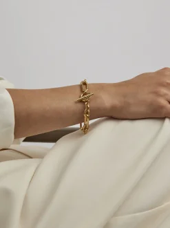 Small Gold Watch Chain Bracelet