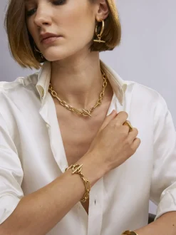 Small Gold Watch Chain Necklace