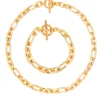 Small Gold Watch Chain Set