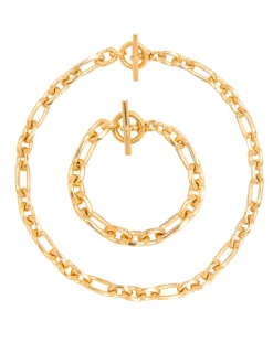 Small Gold Watch Chain Set