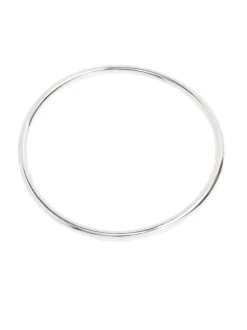 Small Plain Silver Bangle