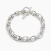 Small Silver Double Link Bracelet