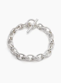 Small Silver Double Link Bracelet