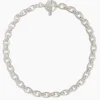 Small Silver Double Link Necklace