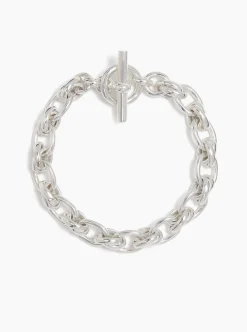 Small Silver Double Link Bracelet