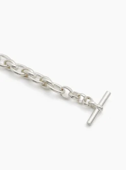 Small Silver Double Link Necklace