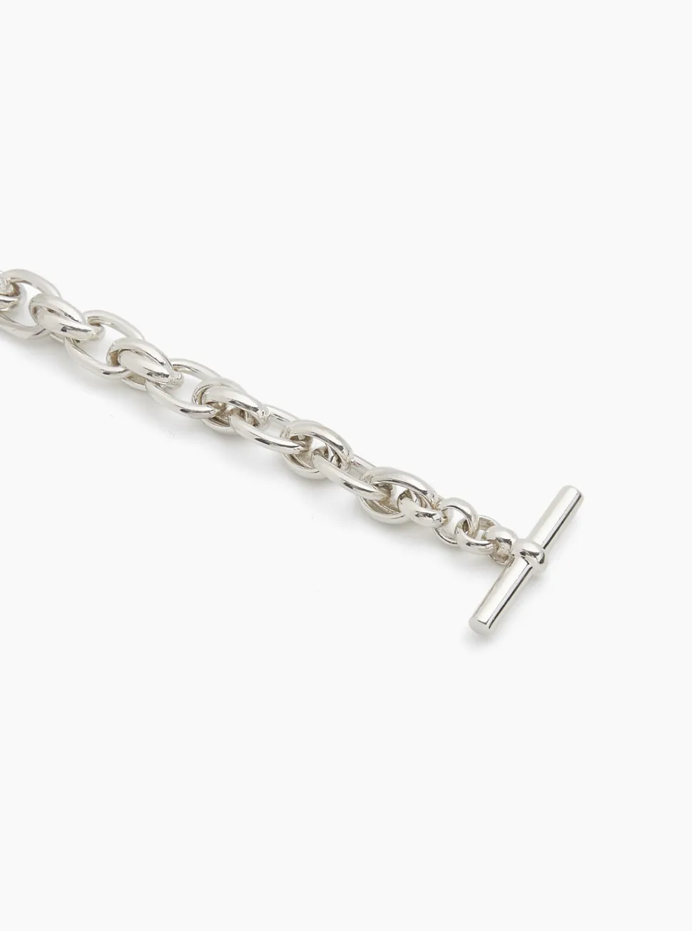 Small Silver Double Link Bracelet