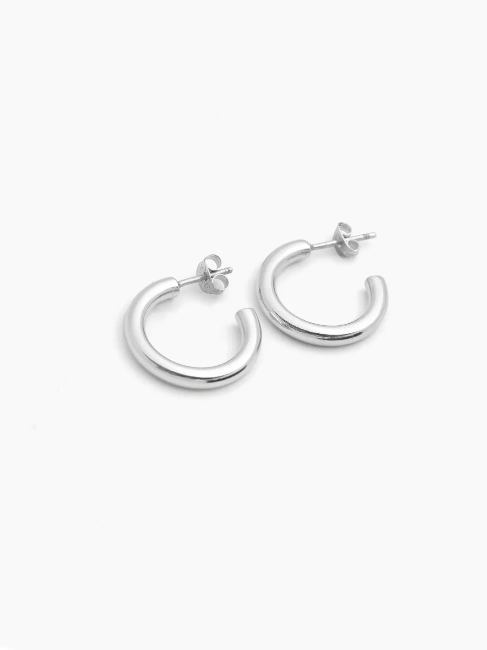 Small Silver Hoop Earrings