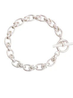 Small Silver Interlock Bracelet