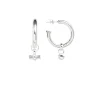 Small Silver T-Bar Earrings