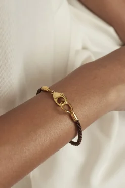Tilly Sveaas Mahogany Gold Friendship Bracelet