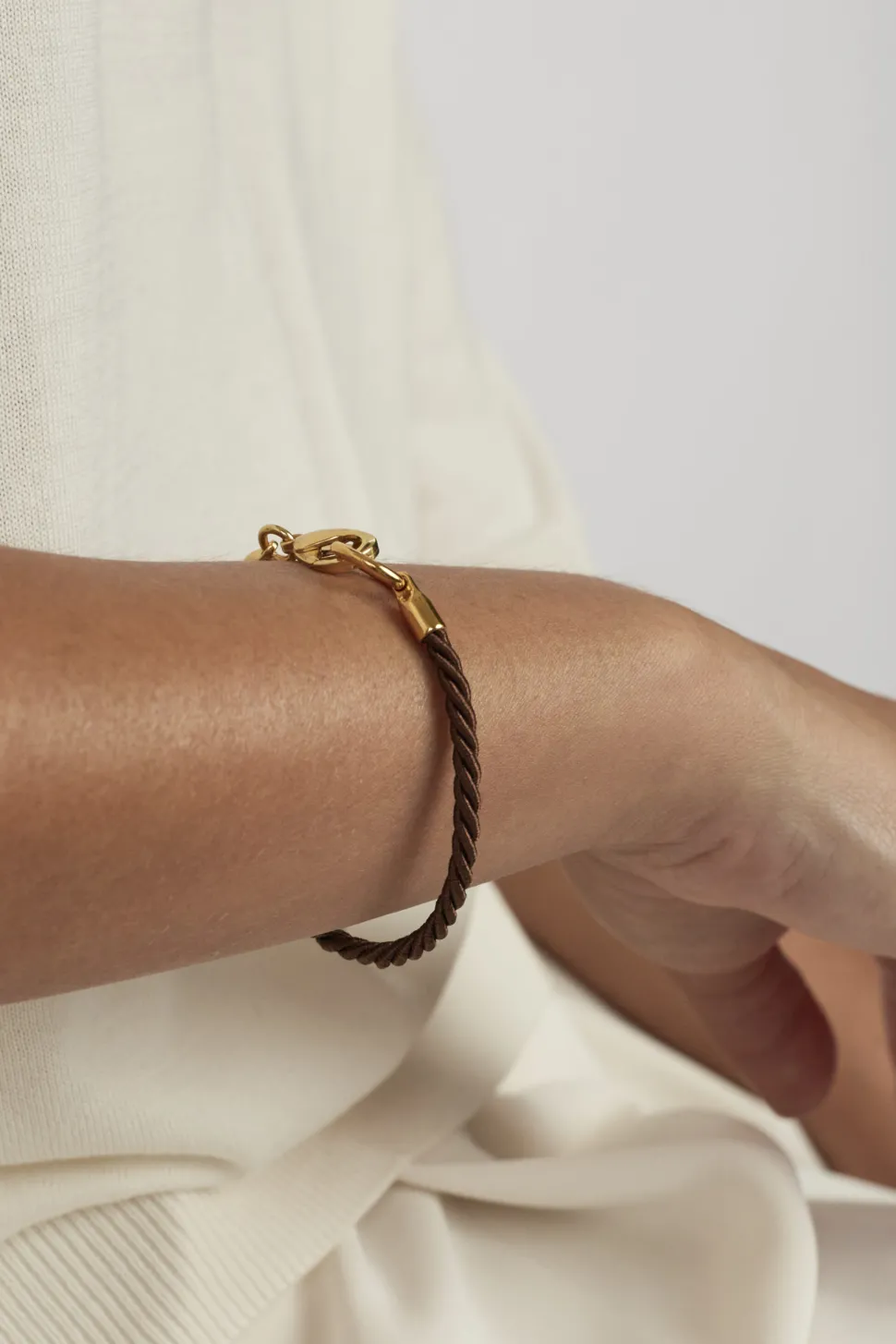 Tilly Sveaas Mahogany Gold Friendship Bracelet