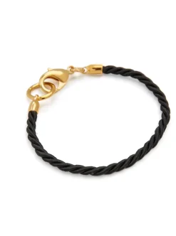 Tilly Sveaas Noir Gold Friendship Bracelet