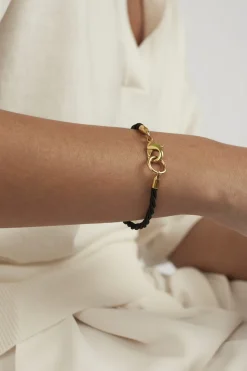 Tilly Sveaas Noir Gold Friendship Bracelet