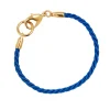 Tilly Sveaas Royal Blue Gold Friendship Bracelet