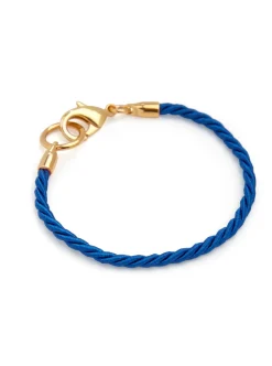 Tilly Sveaas Royal Blue Gold Friendship Bracelet